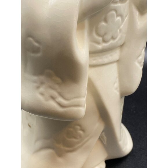 Vintage Ceramic Geisha Figurine w/Fan Drinking Cup Benihana of Tokyo - Picture 13 of 14